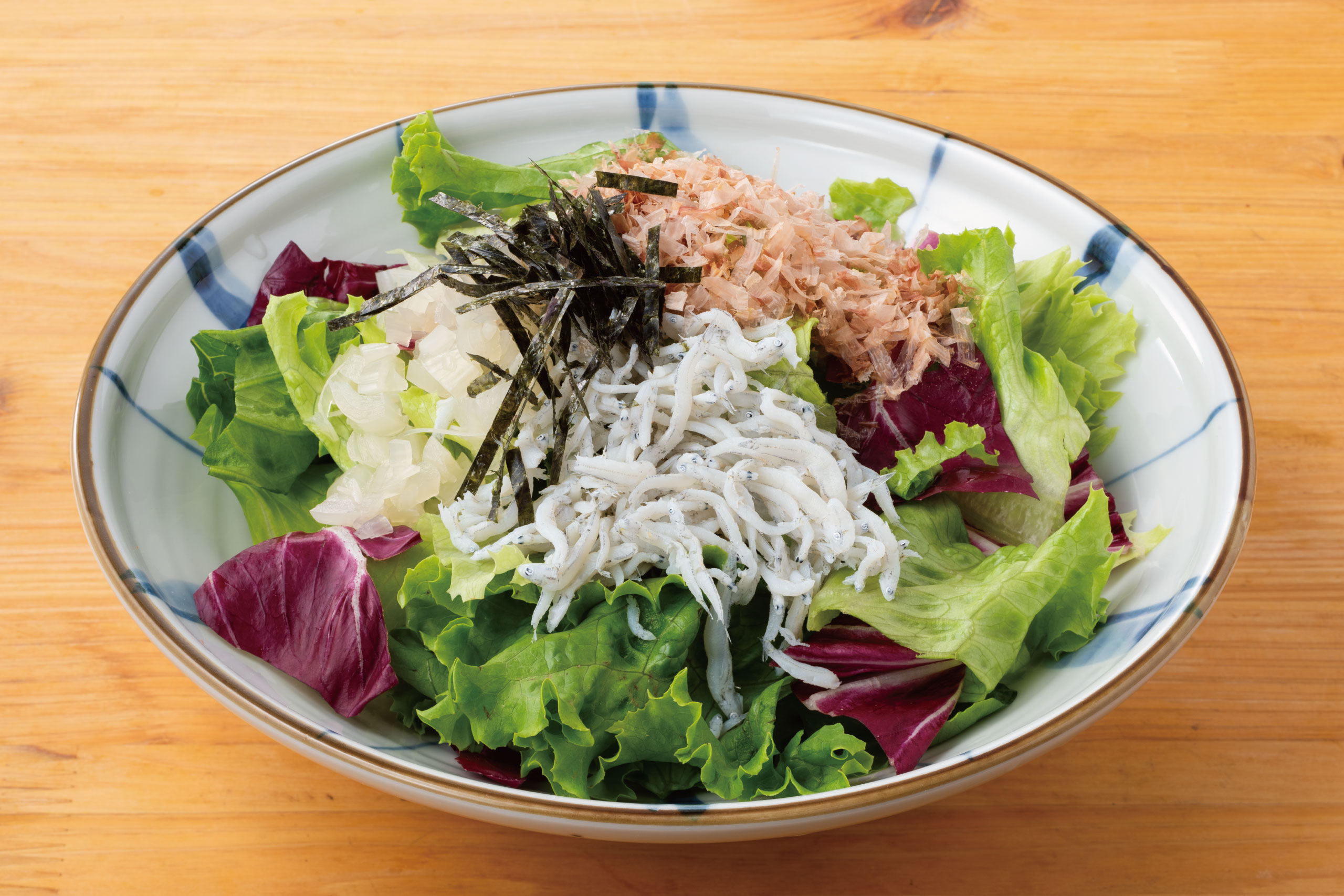 日本海庄やグランドメニュー　野菜料理　和風さっぱりサラダ　日本海庄や　(株)かんなん丸