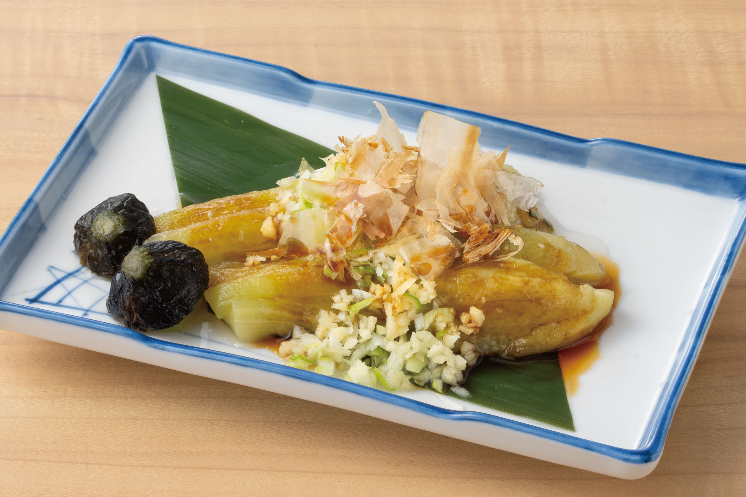 庄や旬メニュー　2025年9月　野菜　焼茄子　冷浸し　庄や　㈱かんなん丸
