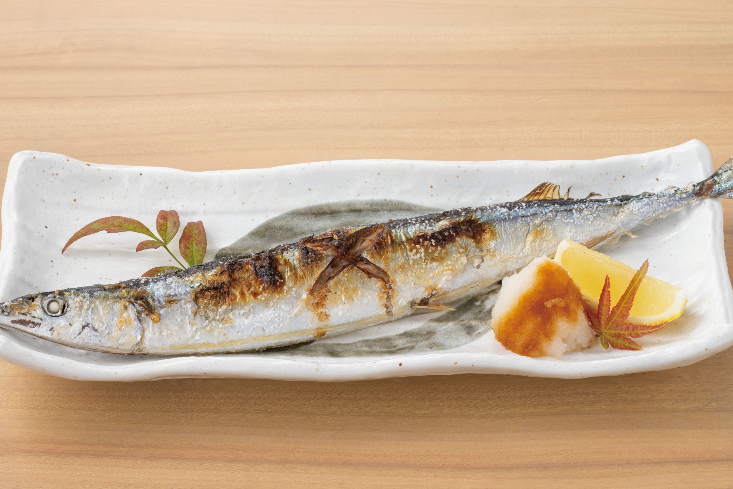庄や旬メニュー　2025年10月　海鮮　焼物　生さんま塩焼き　庄や　㈱かんなん丸