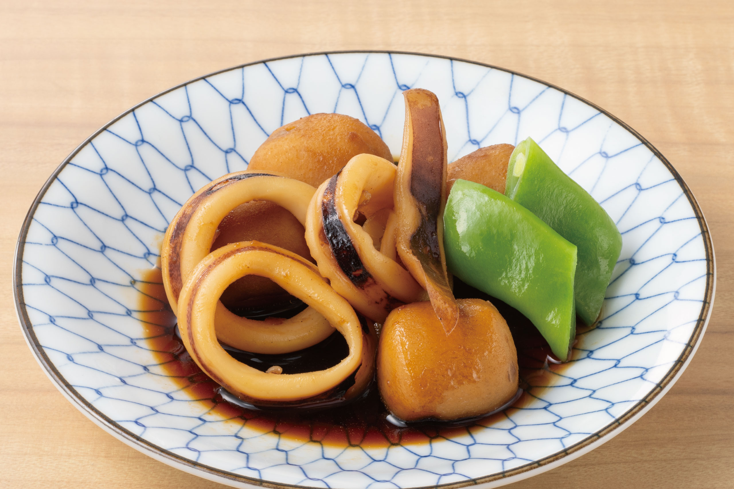 庄や旬メニュー　2025年11月　海鮮　いかと里芋の煮ころがし　庄や　㈱かんなん丸