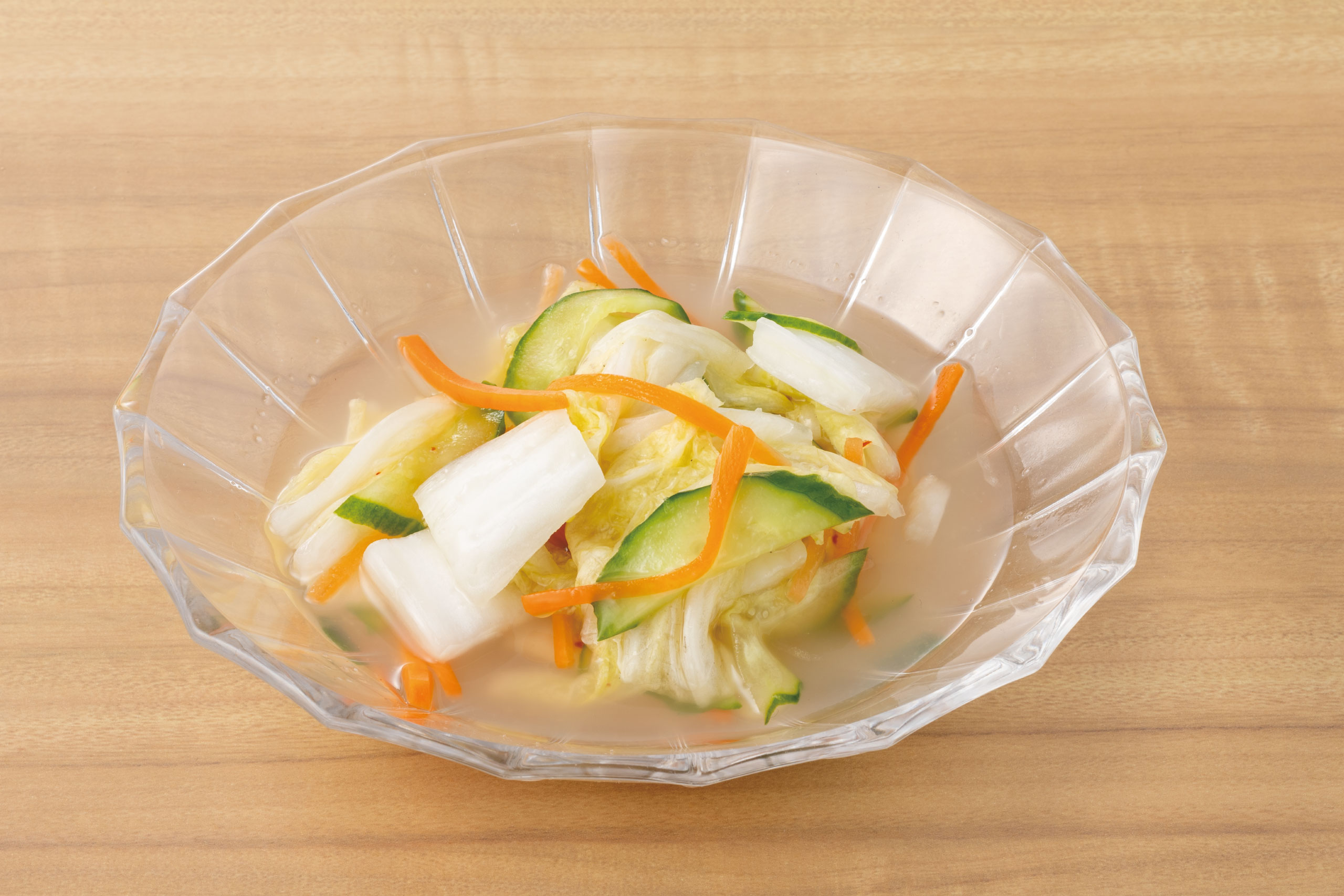 庄や旬メニュー　2025年11月　野菜　白菜の水キムチ　庄や　㈱かんなん丸