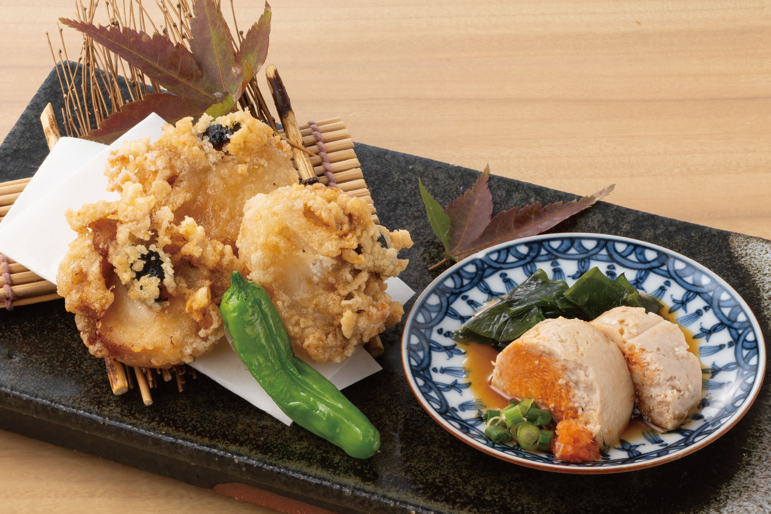 日本海庄や旬メニュー　2025年12月　海鮮　揚げ物　鮟鱇　唐揚げ　あん肝添え　日本海庄や　㈱かんなん丸