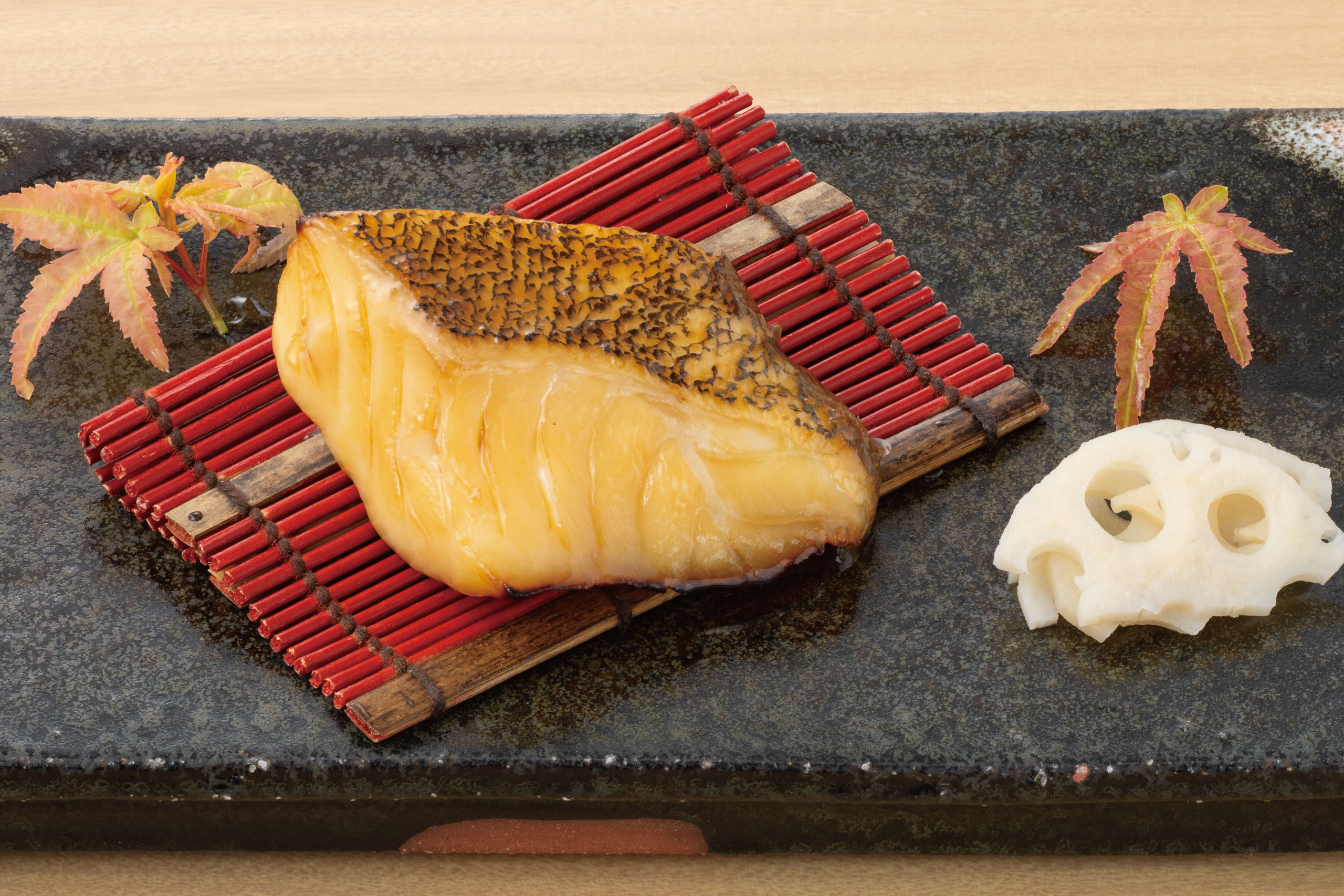 日本海庄や旬メニュー　2026年1月　海鮮　焼き物　久絵（くえ）柚香焼き　日本海庄や　㈱かんなん丸