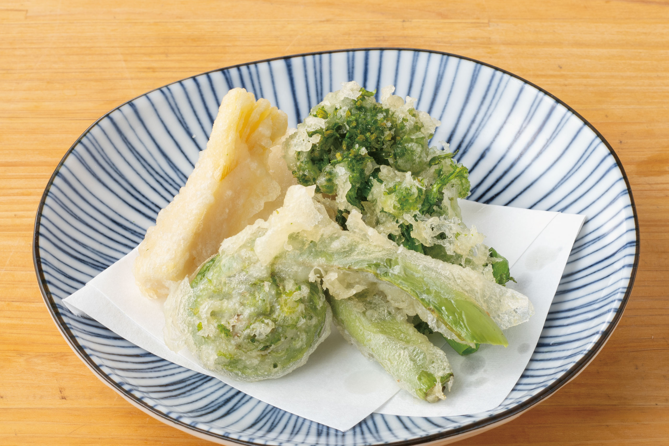 庄や旬メニュー　2026年2月　野菜　天婦羅　山菜天布羅盛合せ　庄や　㈱かんなん丸