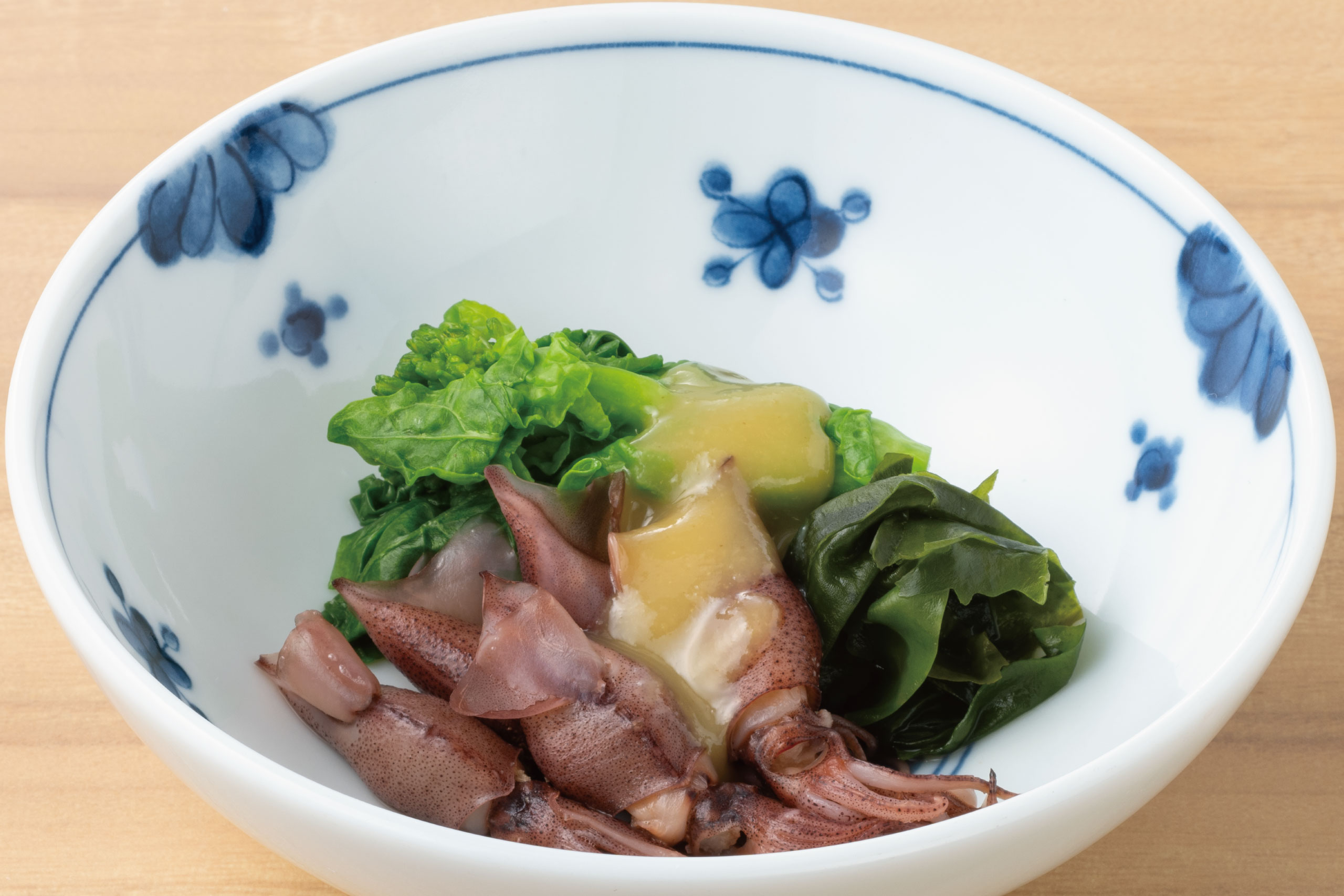 庄や旬メニュー　2026年3月　海鮮　野菜　ホタルイカと菜の花の酢味噌和え　庄や　㈱かんなん丸