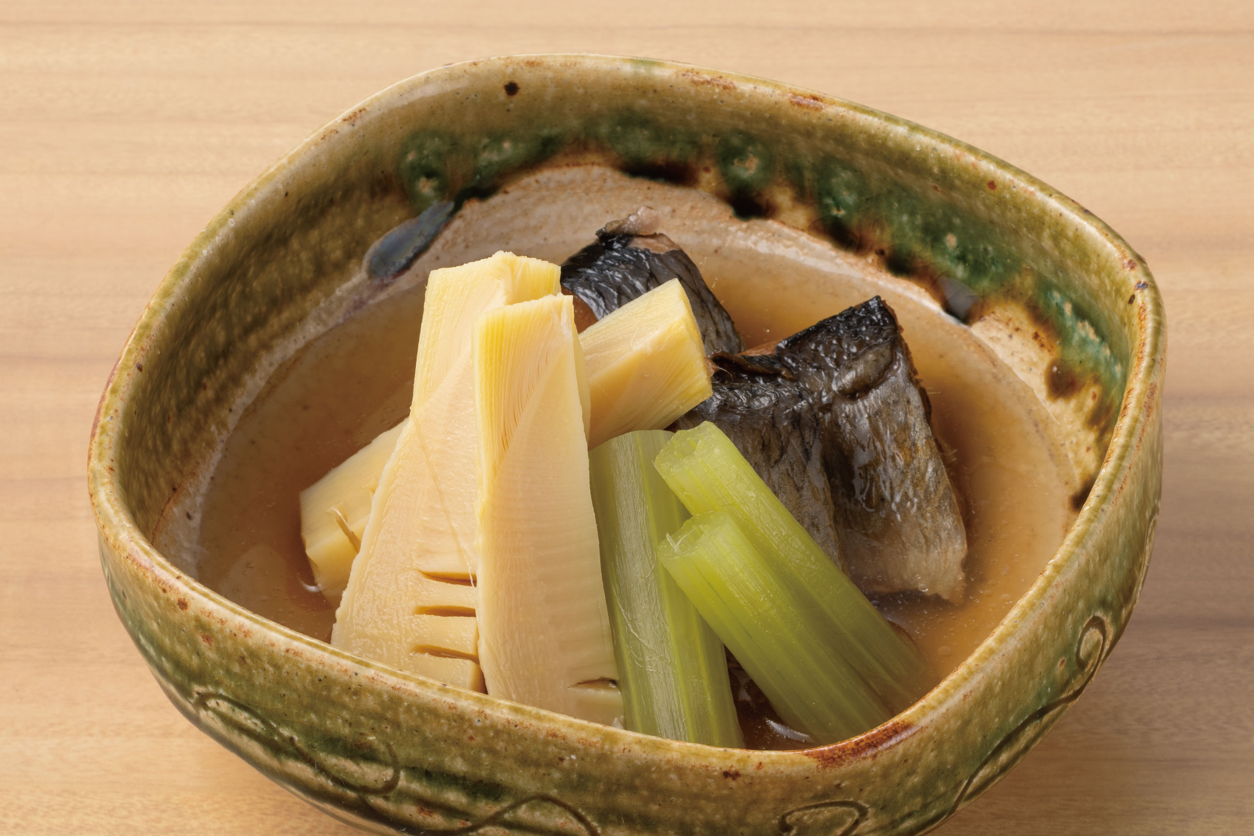 日本海庄や旬メニュー　2026年4月　海鮮　野菜　竹の子とにしんの含め煮　日本海庄や　㈱かんなん丸