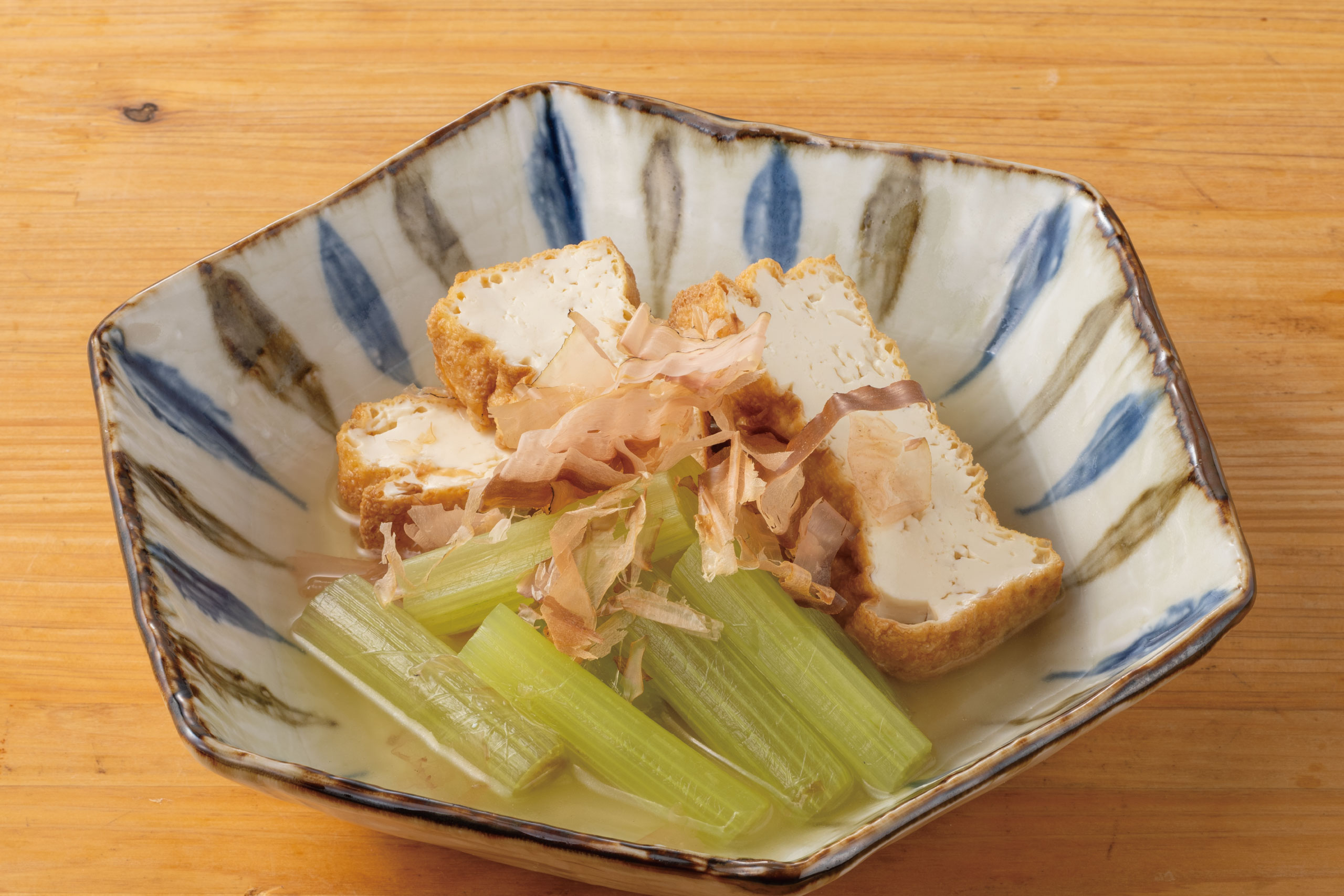 庄や旬メニュー　2026年5月　野菜　ふきと厚揚げのたいたん　庄や　㈱かんなん丸