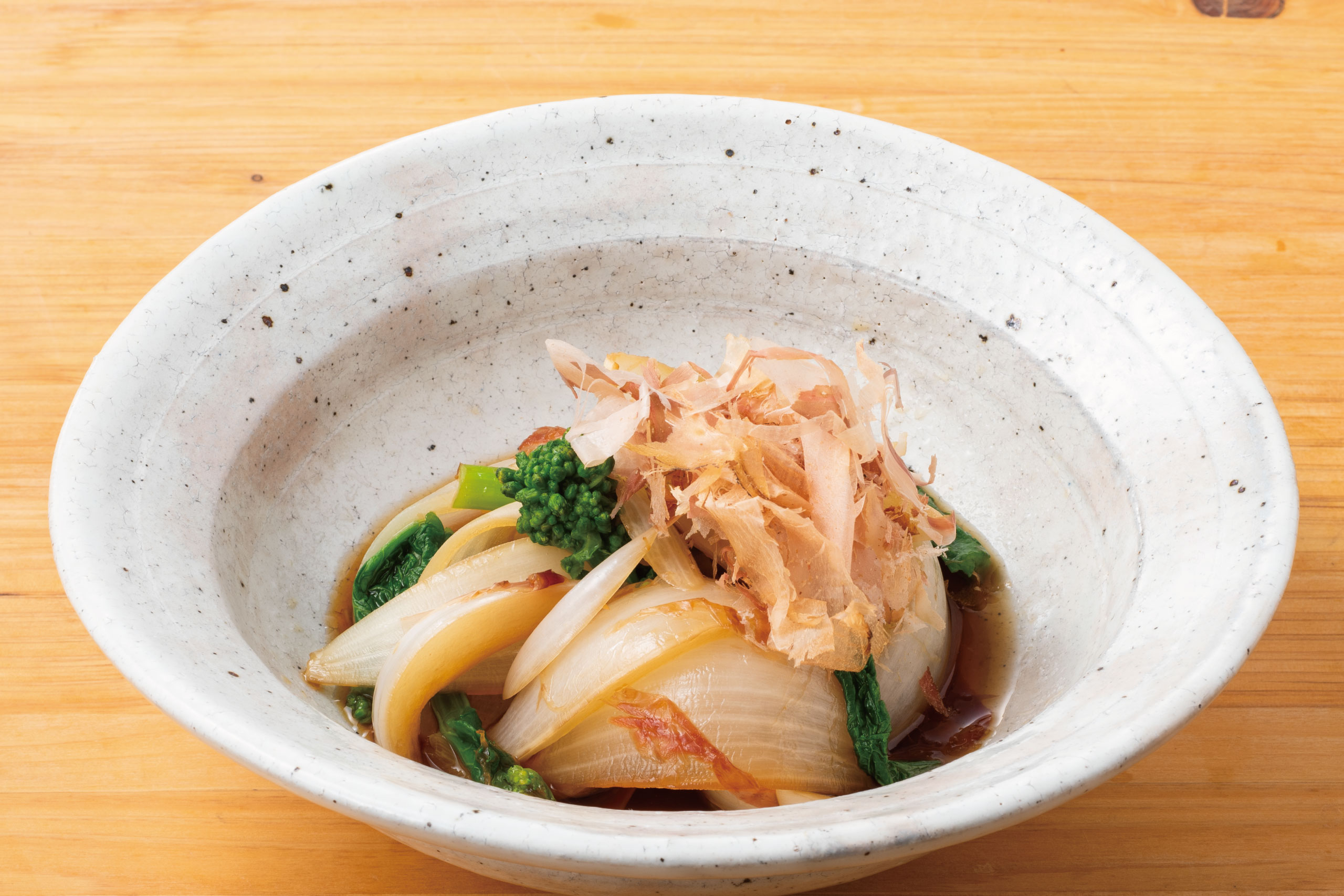 日本海庄や旬メニュー　2026年5月　野菜　新玉葱　出汁浸し　日本海庄や　㈱かんなん丸