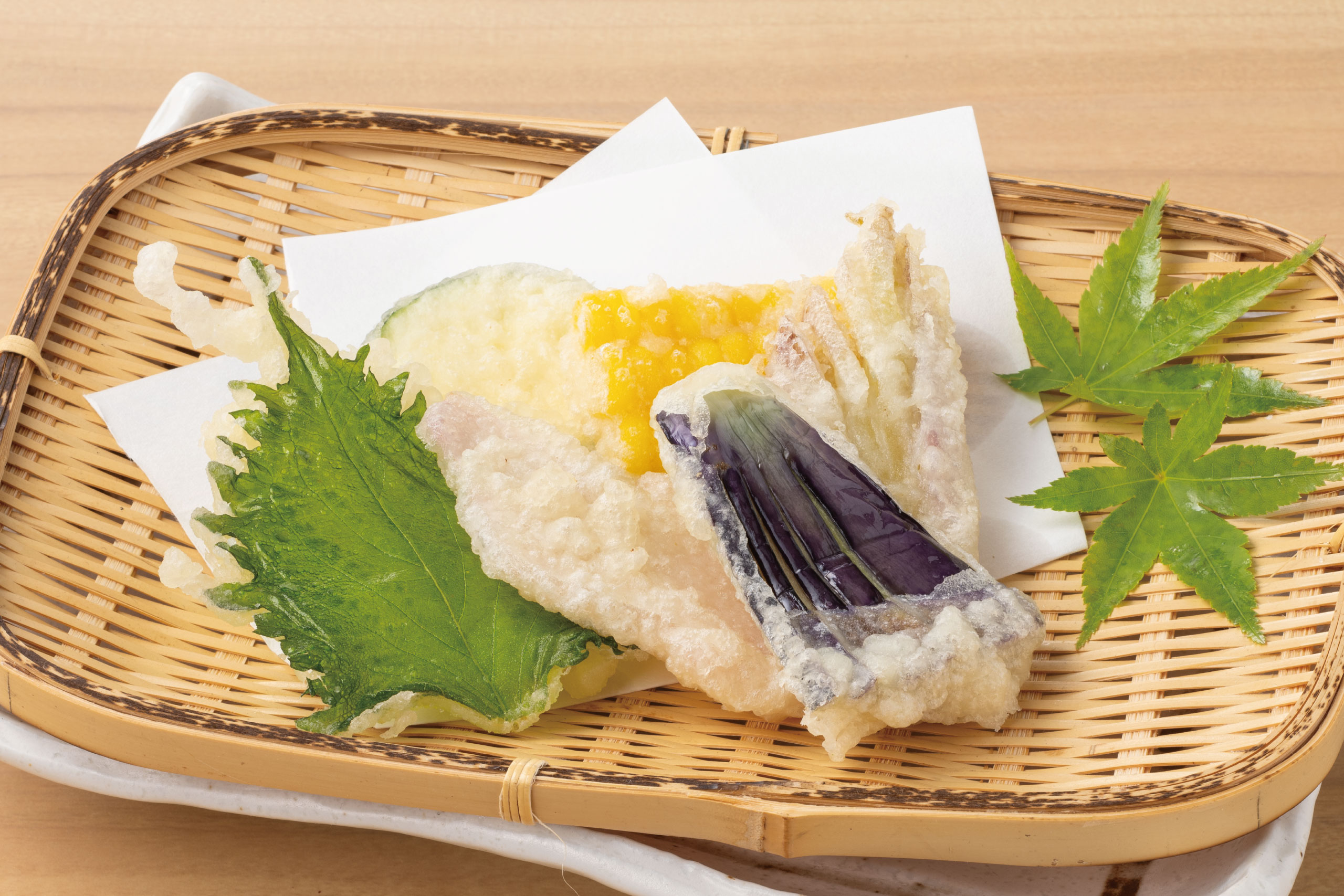 庄や旬メニュー　2026年6月　野菜　揚物　夏野菜の天布羅　庄や　㈱かんなん丸