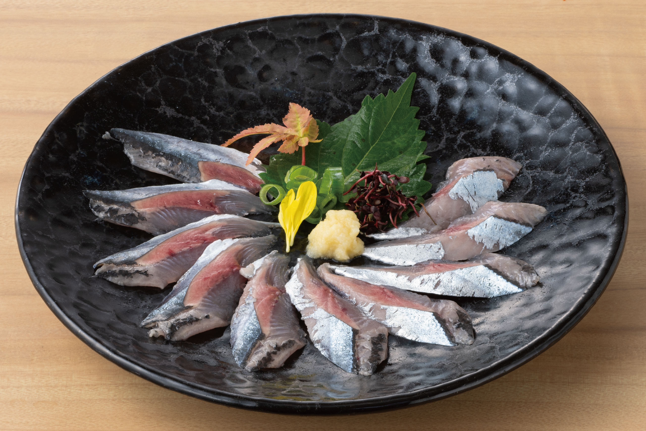 日本海庄や旬メニュー　2026年10月　　生秋刀魚（刺身 又は 塩焼き）　日本海庄や　㈱かんなん丸
